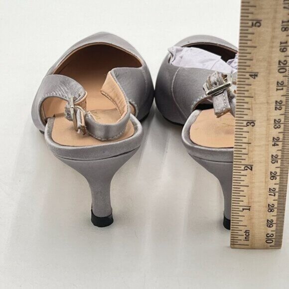 YDN Womens Kitten Low Heels Office Pumps Pointed Toe Leopard Print Comfy Shoes - Picture 5 of 8